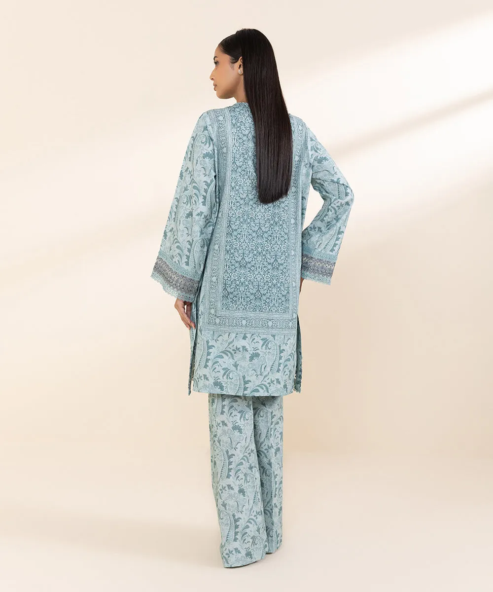 2 Piece - Embroidered Karandi Suit