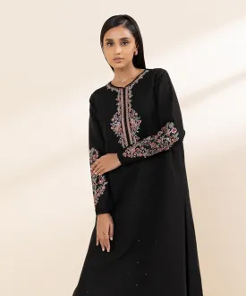 2 Piece - Embroidered Light Khaddar Suit