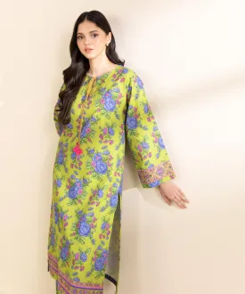 2 Piece - Embroidered Light Khaddar Suit