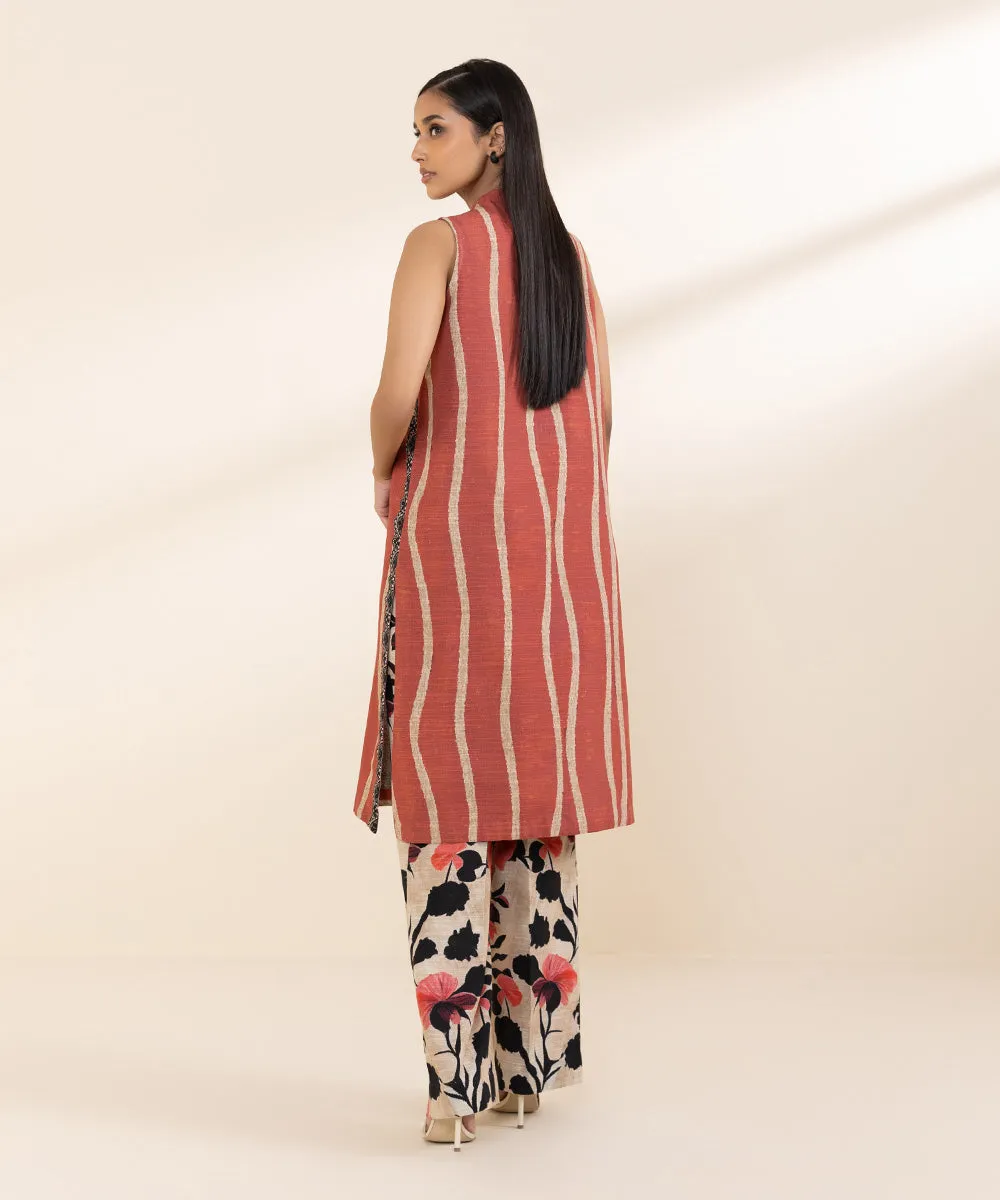 2 Piece - Printed Light Khaddar Suit