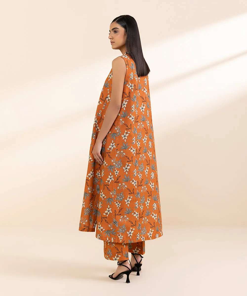 2 Piece - Printed Light Khaddar Suit