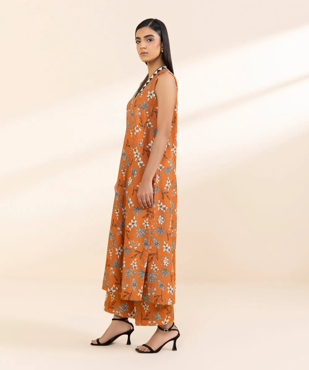 2 Piece - Printed Light Khaddar Suit