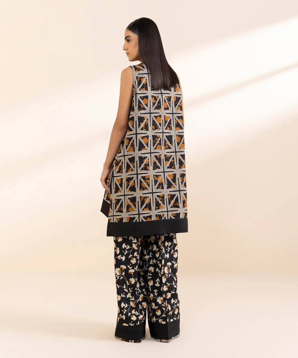 2 Piece - Printed Light Khaddar Suit