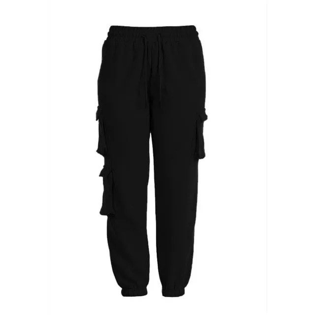 2021 Spring Fall Sweatpants Harajuku Woman Trousers Elastics High Waist Sizes S - 2XL