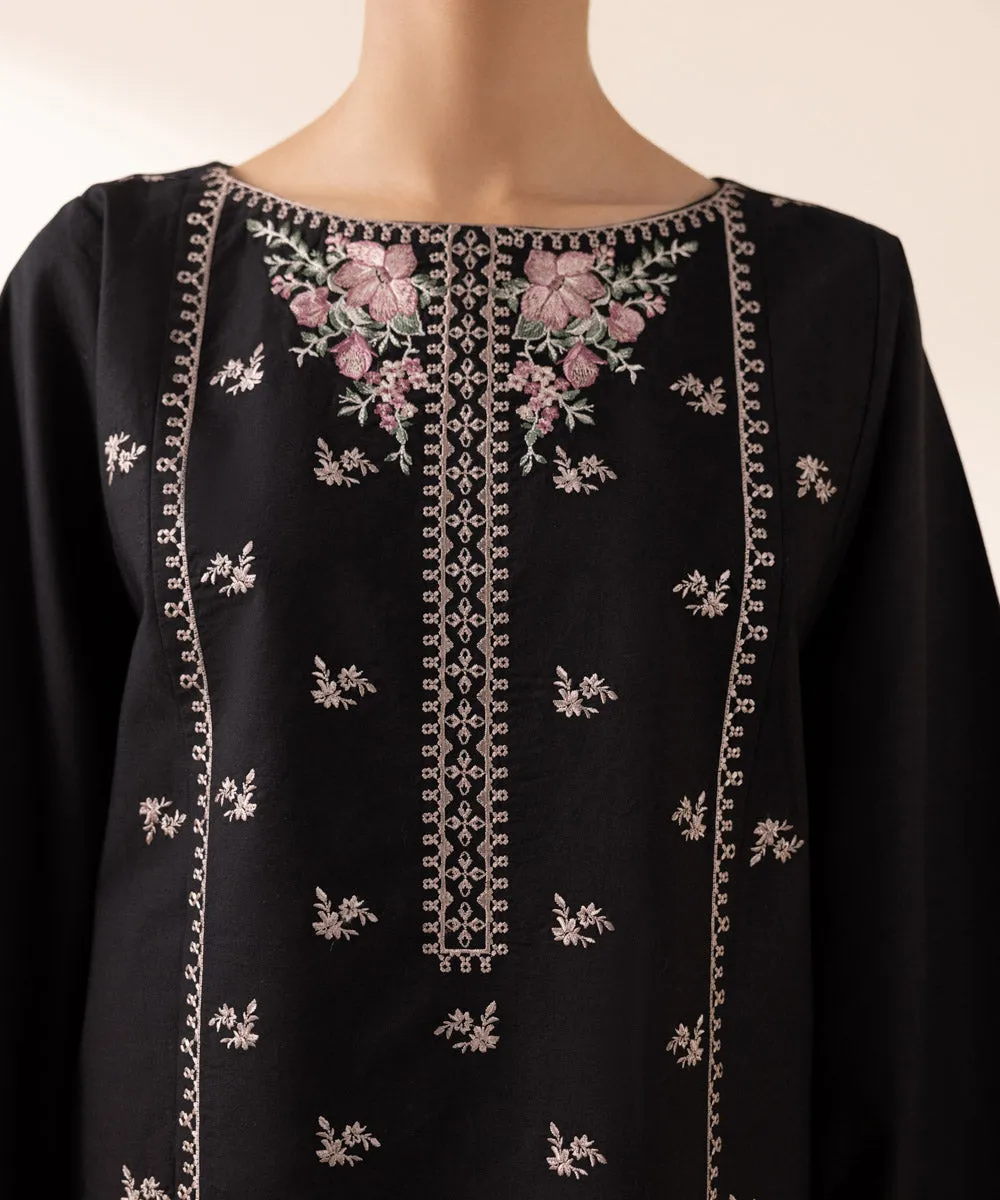 3 Piece - Embroidered Arabic Lawn Suit