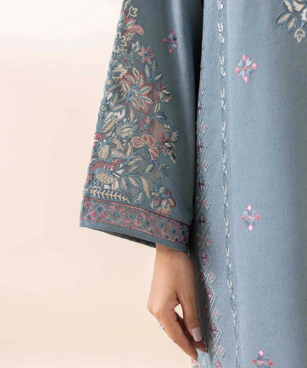 3 Piece - Embroidered Karandi Suit