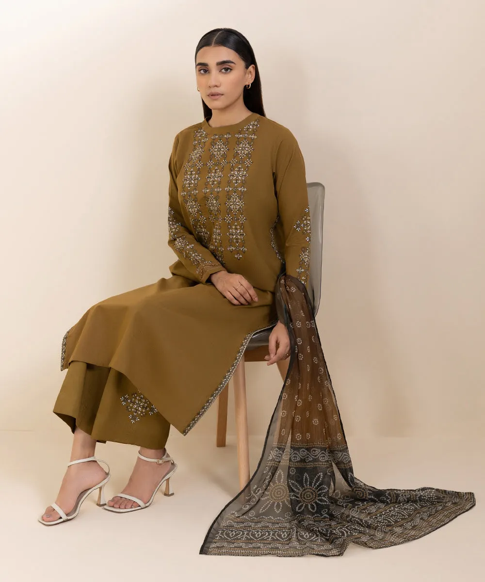 3 Piece - Embroidered Lawn Suit