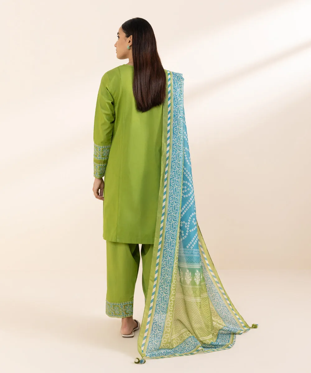 3 Piece - Embroidered Lawn Suit