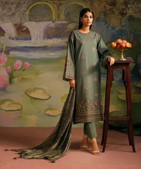 3 Piece - Embroidered Lawn Suit