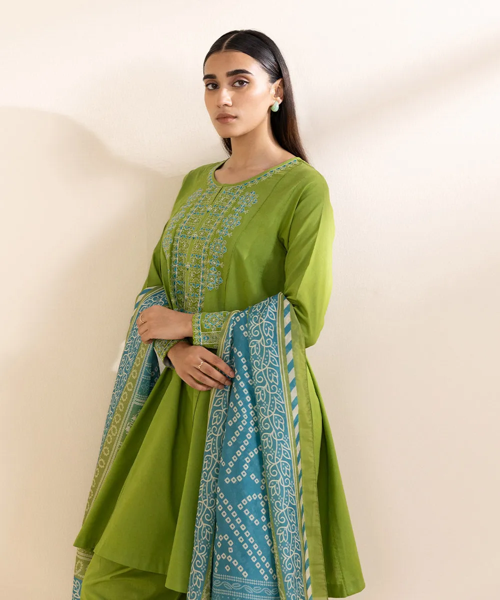 3 Piece - Embroidered Lawn Suit