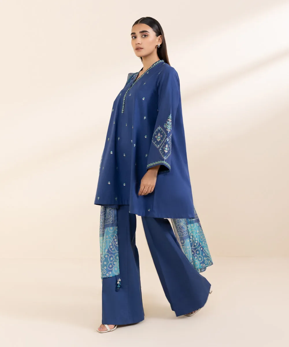 3 Piece - Embroidered Lawn Suit