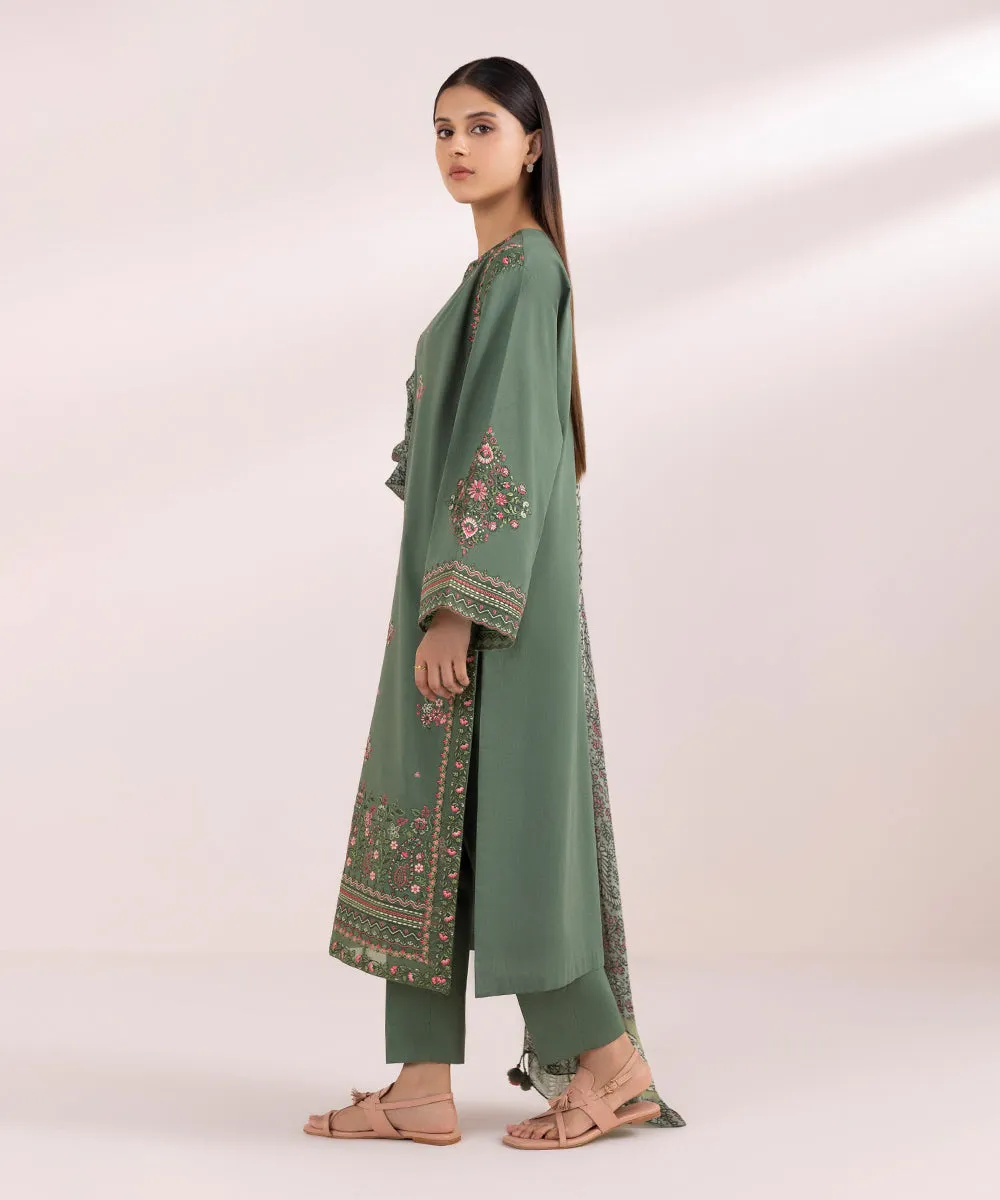 3 Piece - Embroidered Lawn Suit