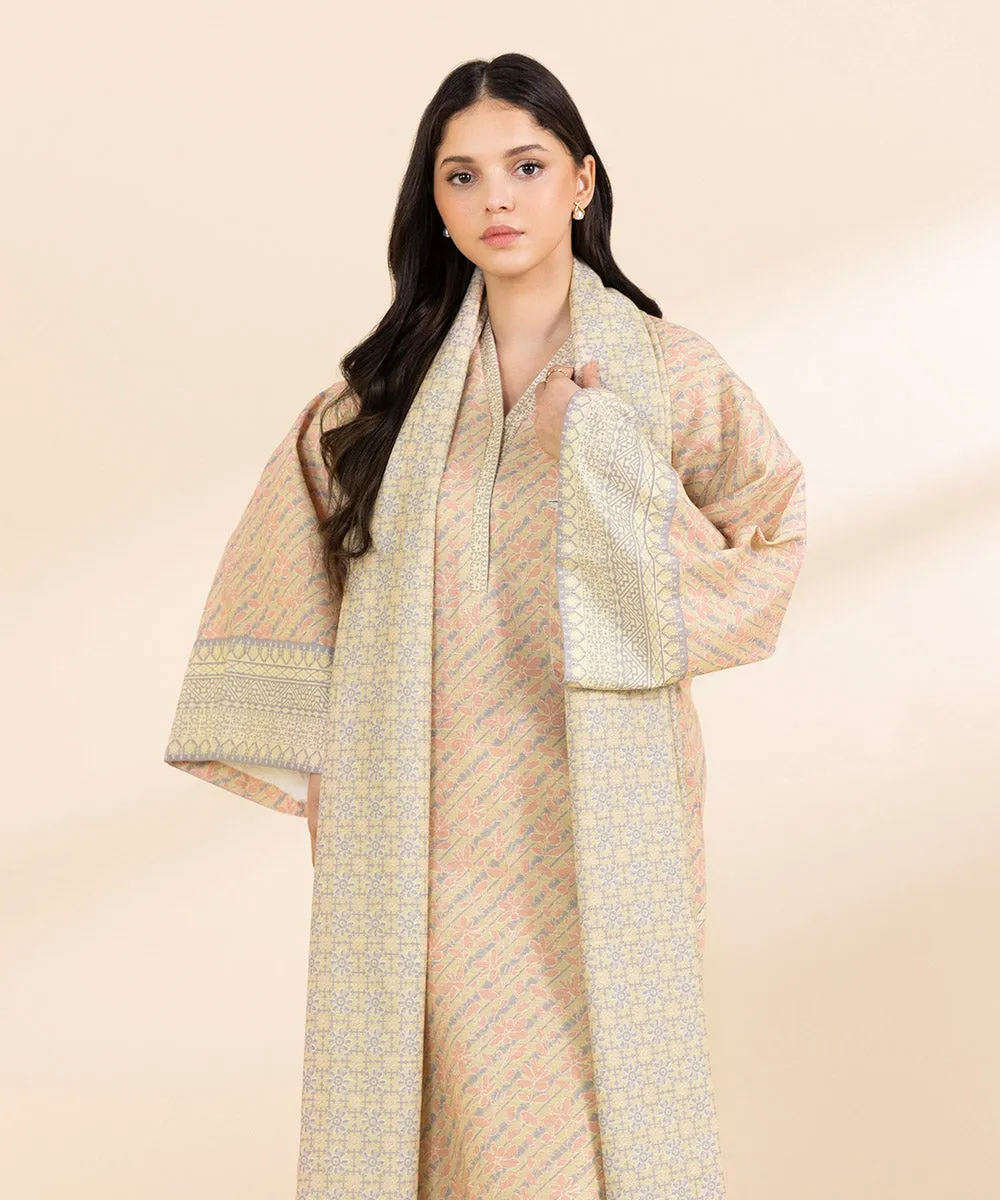 3 Piece - Printed Light Khaddar Suit