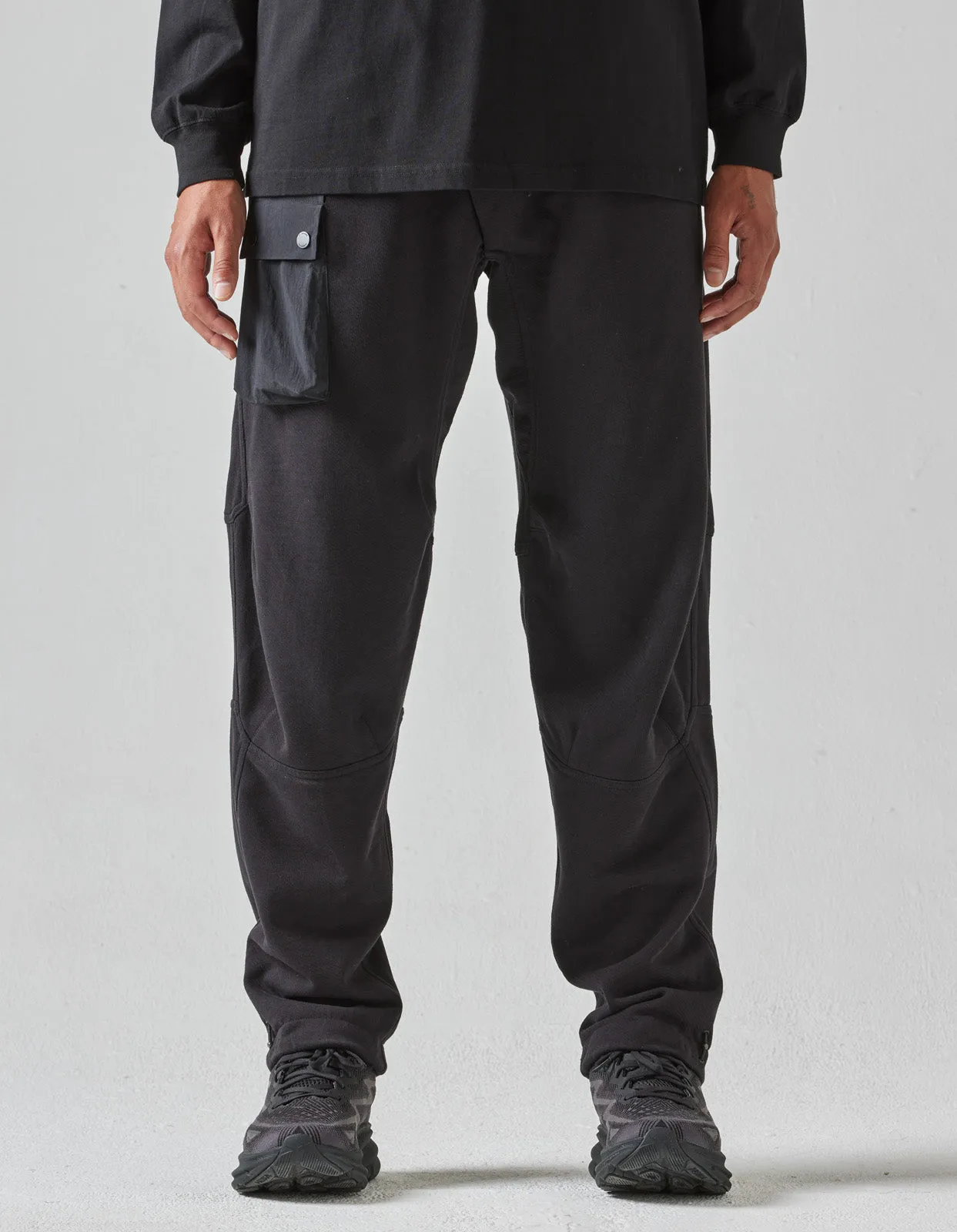 5044 Asym Articulated Sweatpants Black