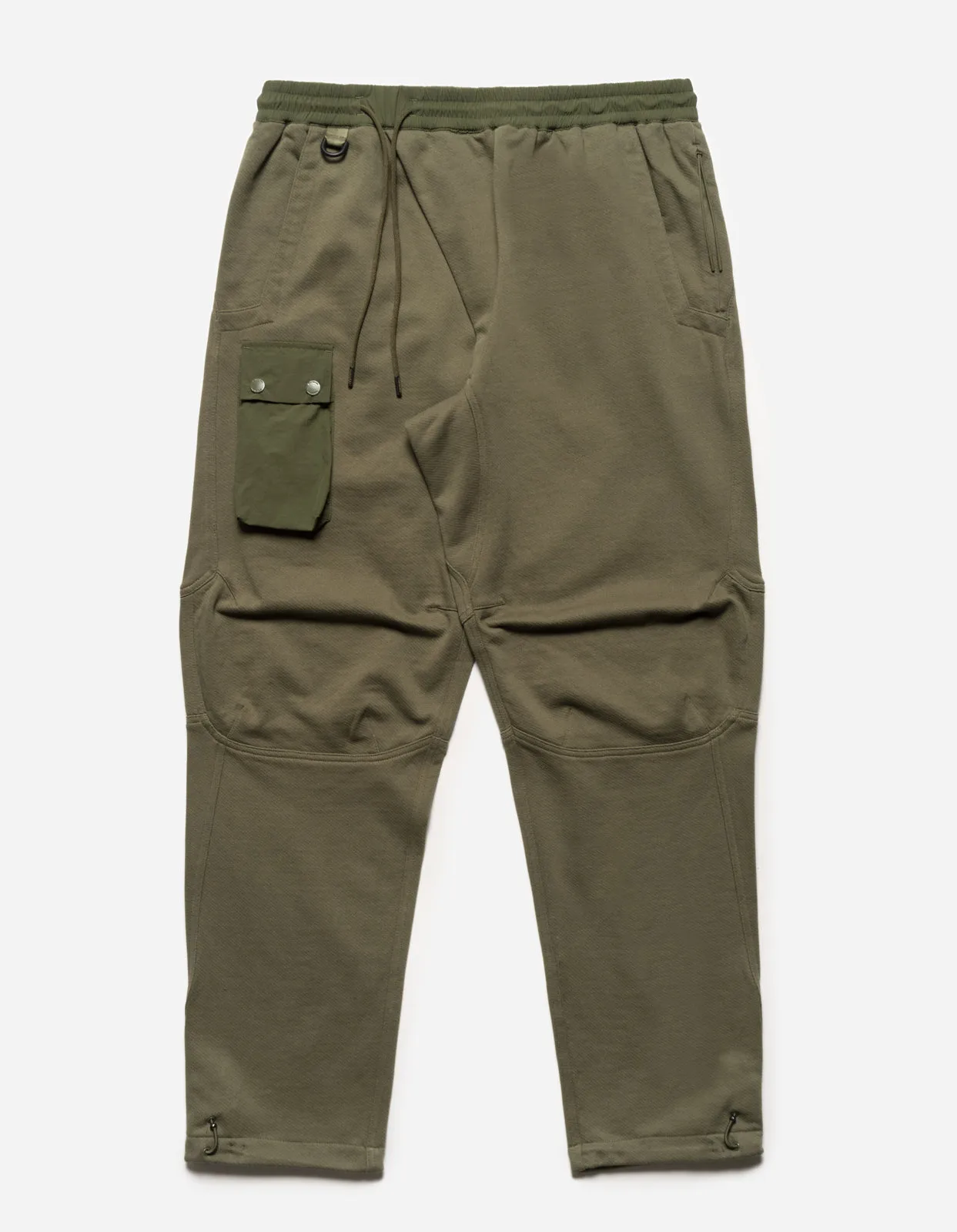 5044 Asym Articulated Sweatpants Olive OG-107F