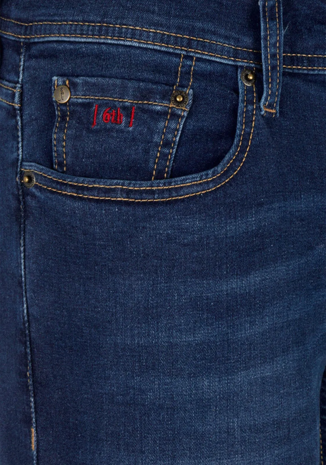 6th Sense Fred Bootcut Jeans, Nighttime Blue