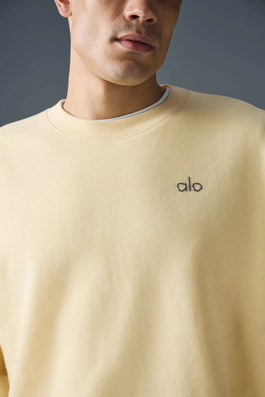 Accolade Crew Neck Pullover - Lemon Ice