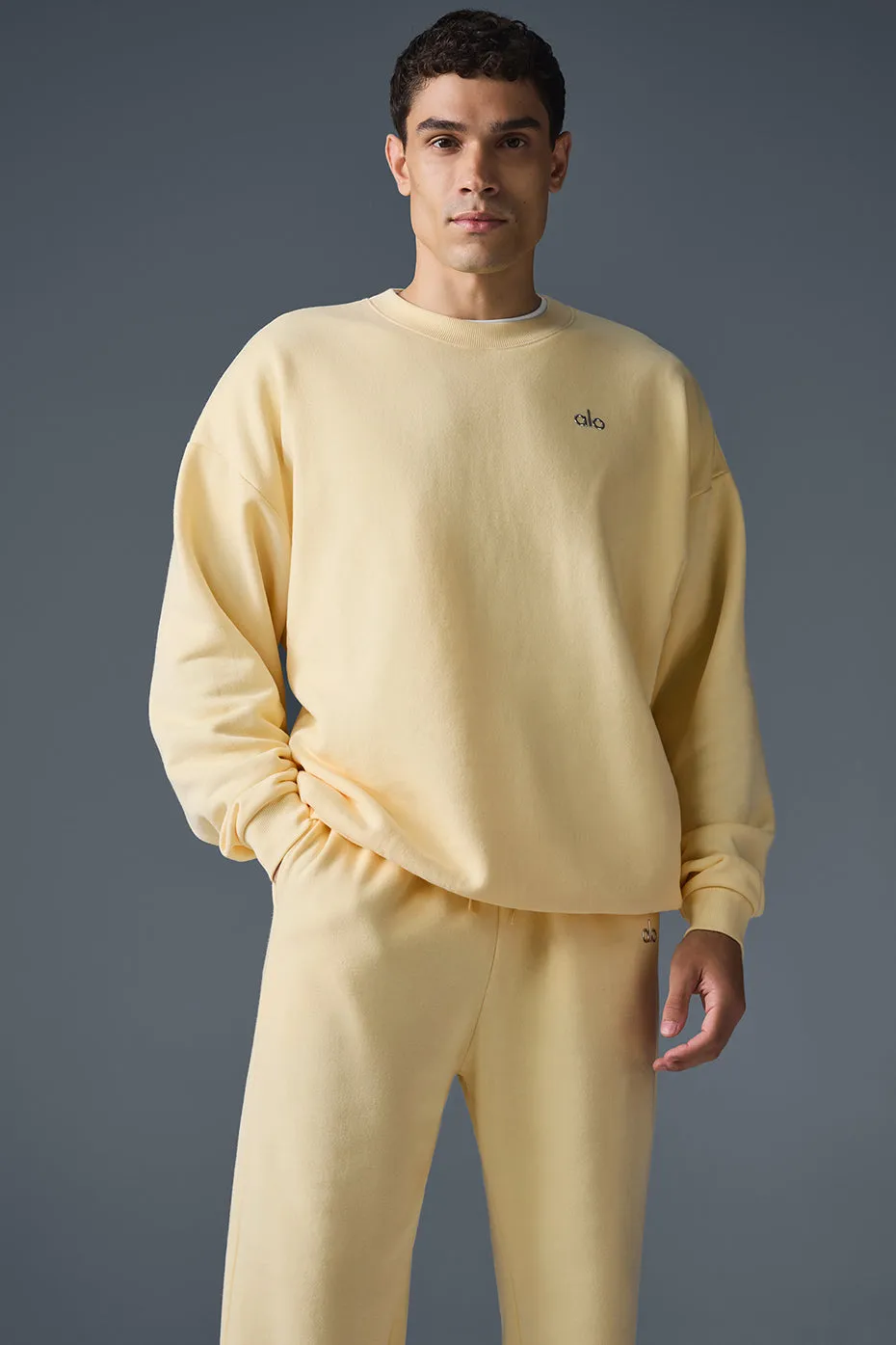 Accolade Crew Neck Pullover - Lemon Ice