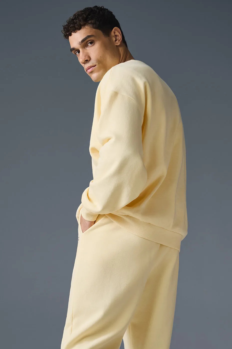 Accolade Crew Neck Pullover - Lemon Ice