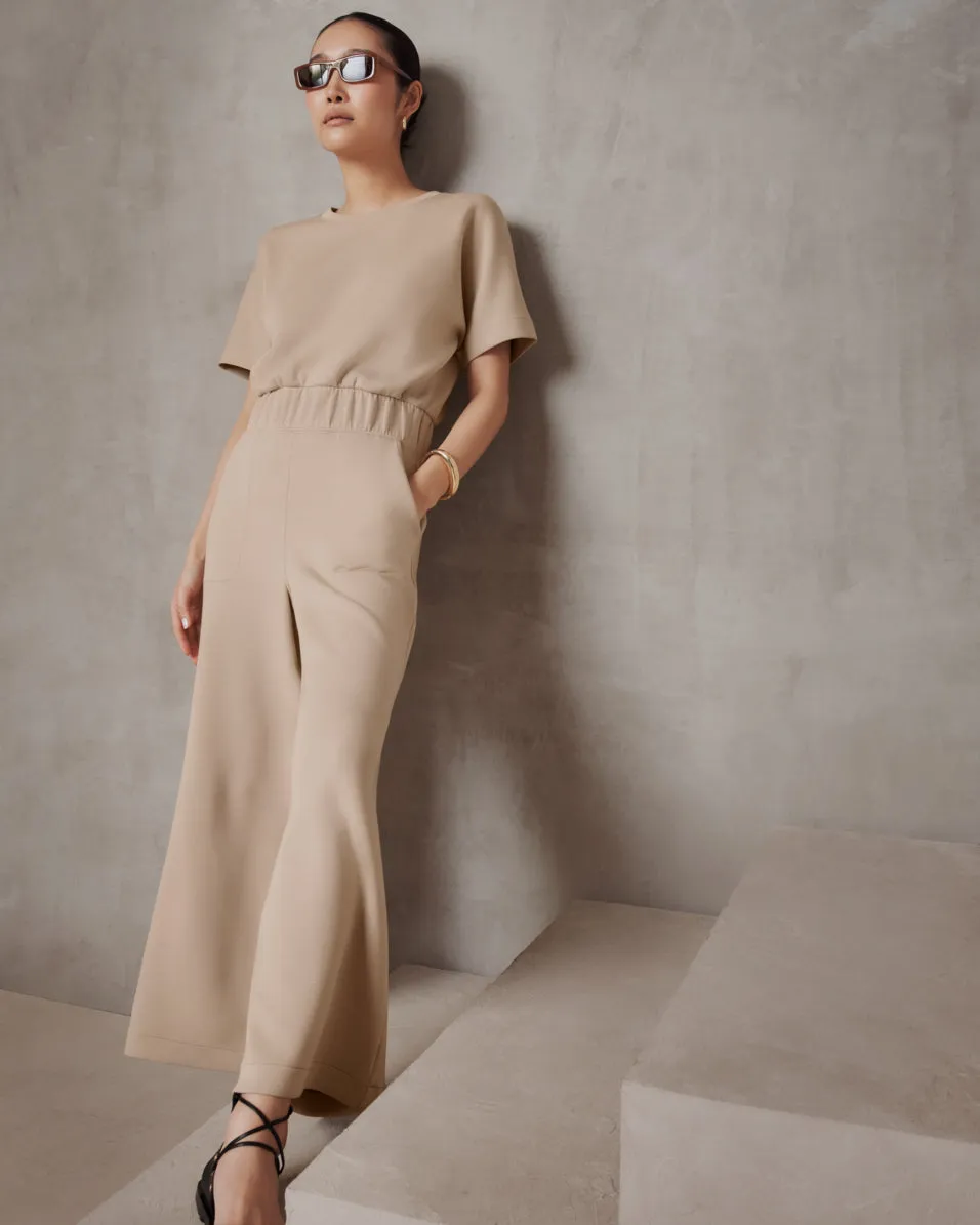 AirEssentials Cropped Wide-Leg Jumpsuit