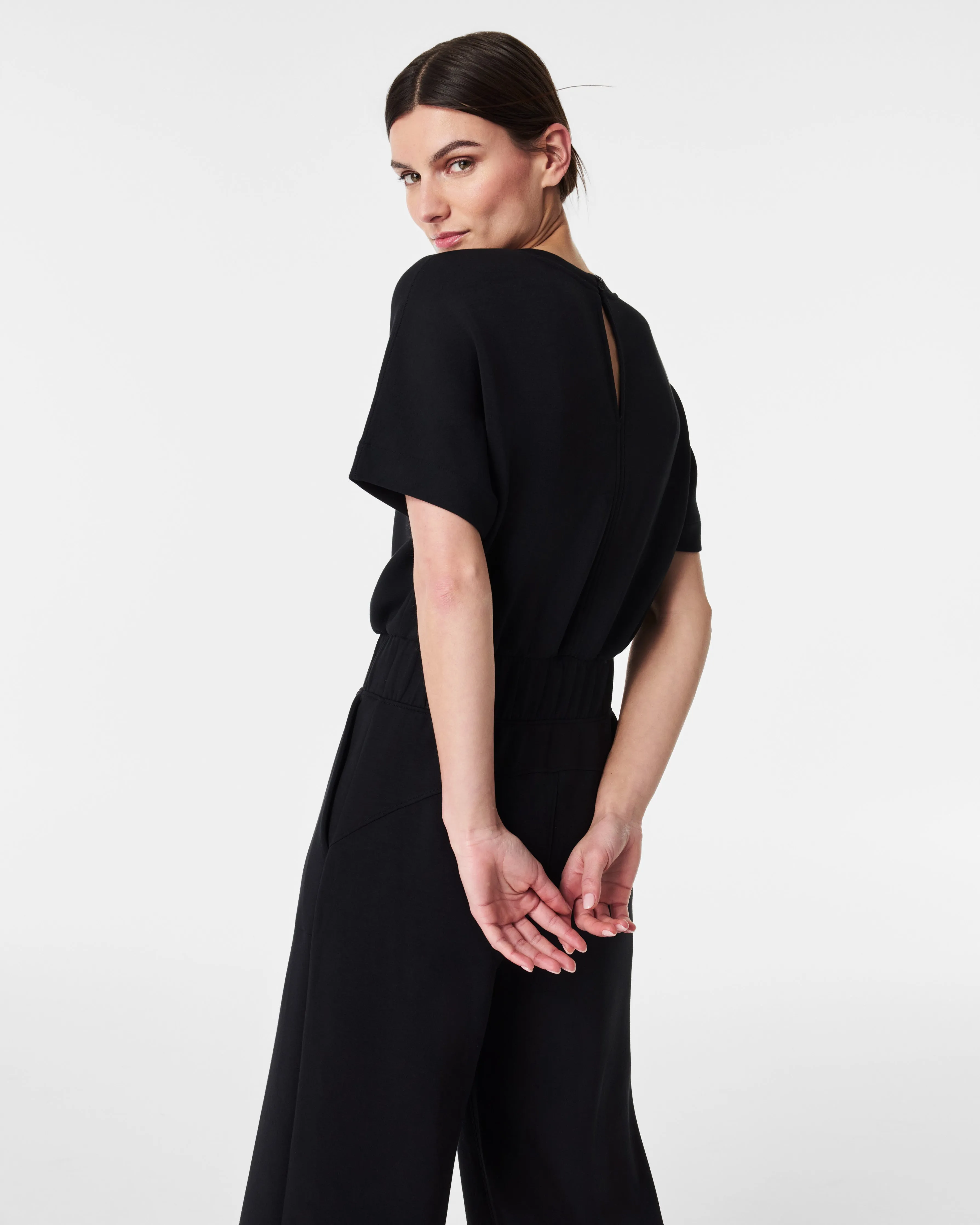 AirEssentials Cropped Wide-Leg Jumpsuit