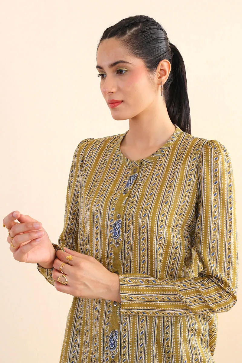 Ajrak Block Gharara Set