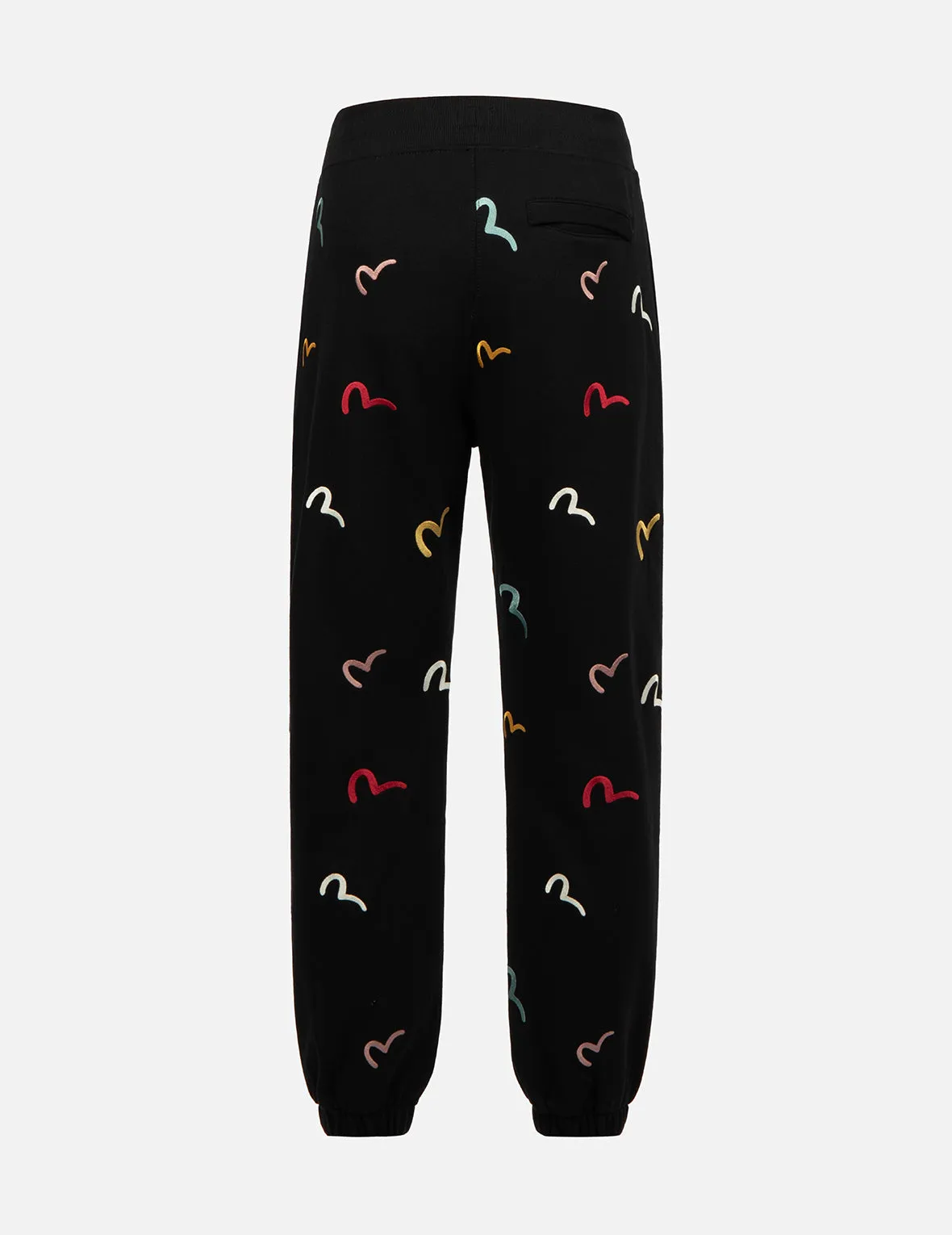 Allover Seagull Embroidery Sweatpants