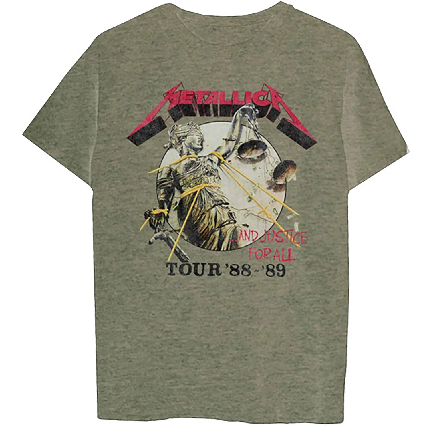 ...And Justice For All Tour '88 - '89 T-shirt