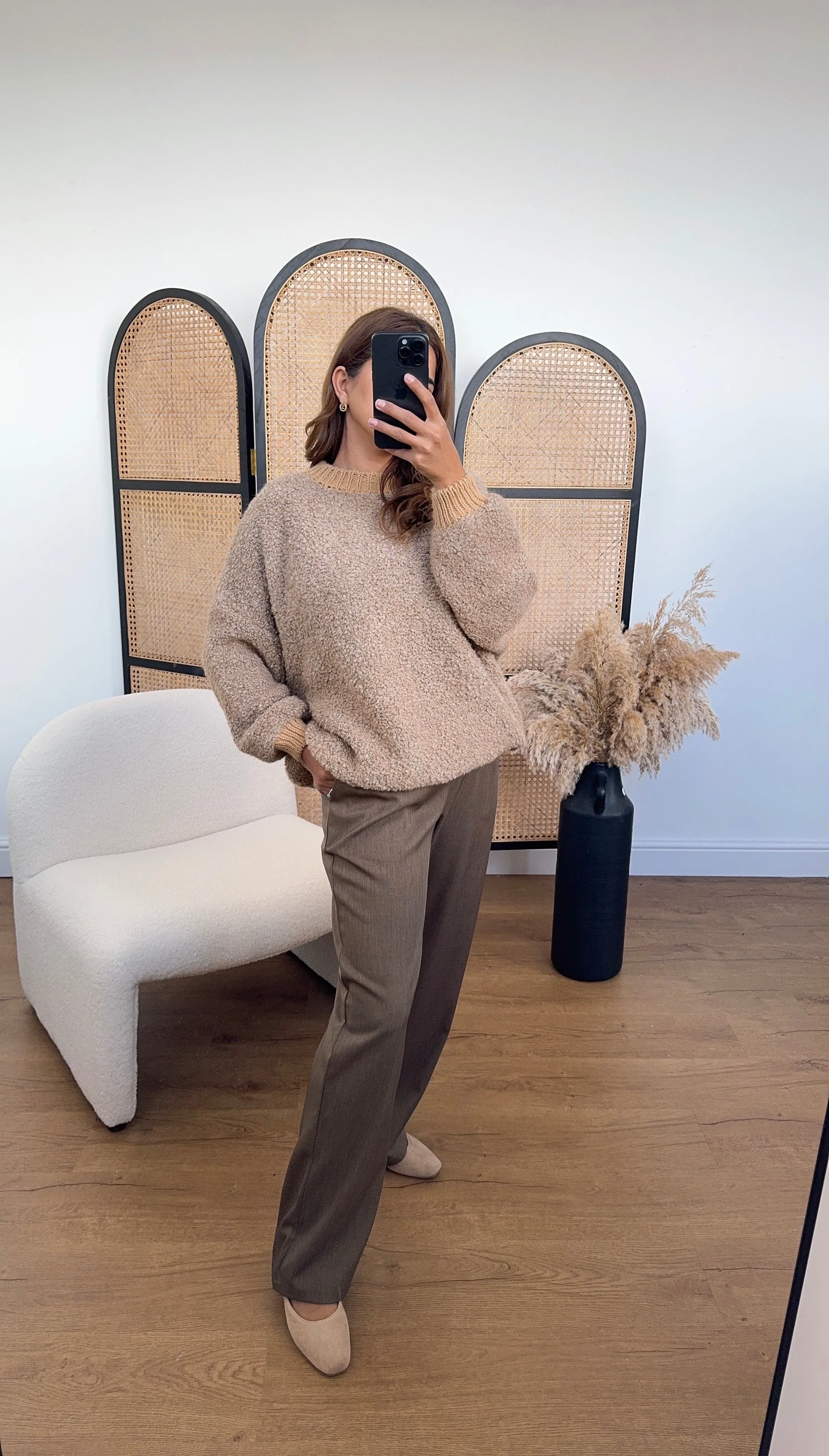 ania trousers in brown