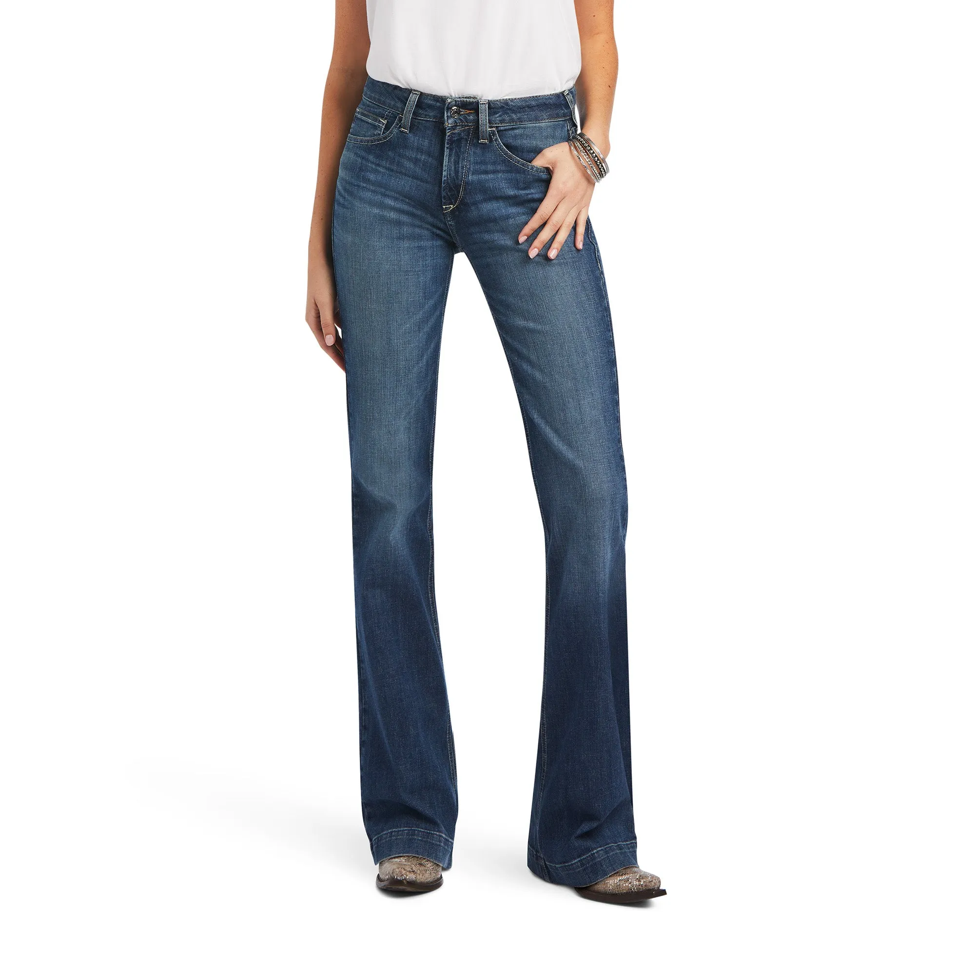 Ariat Ladies Daphne High Rise Toronto Slim Trouser Jeans 10041106