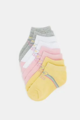 Assorted Printed Ankle Length Sock (Pack Of 4)