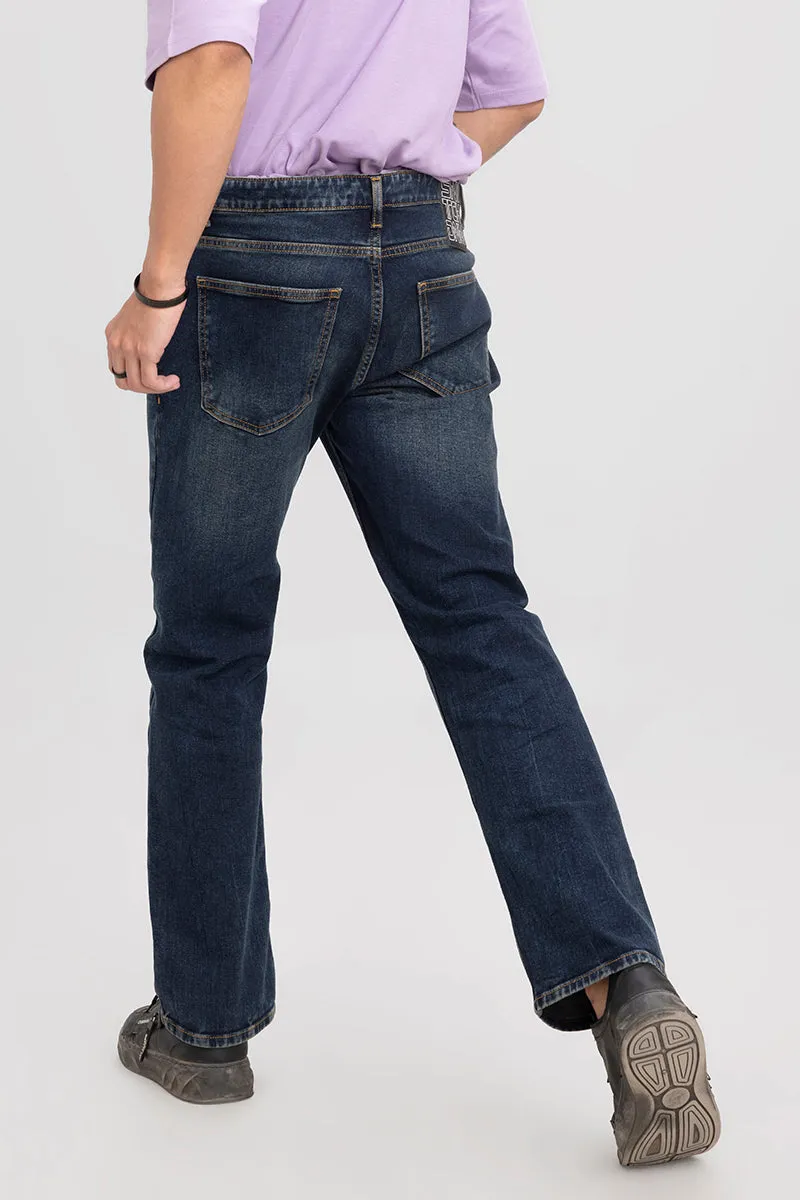 Atavistic Grunge Blue Bootcut