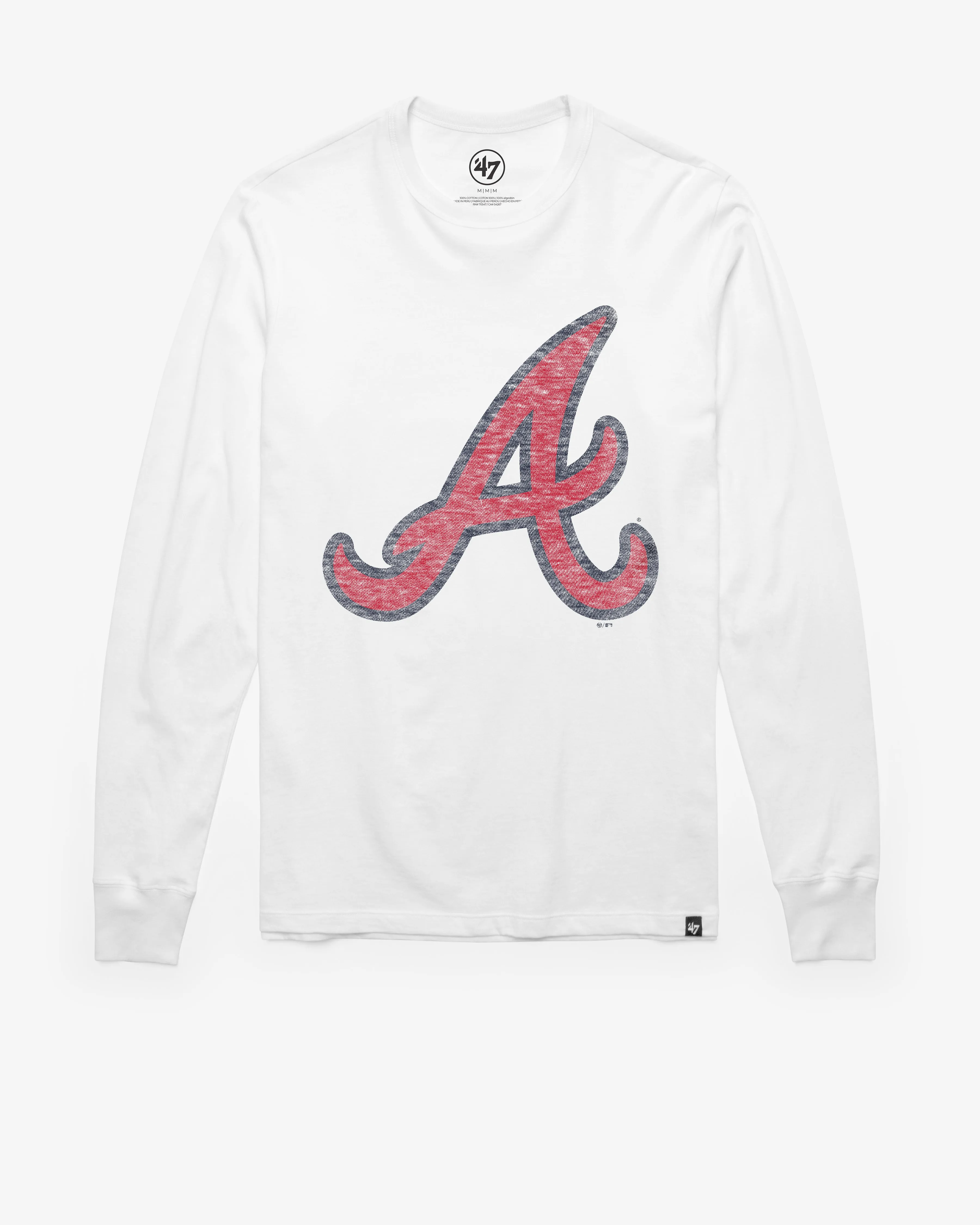 ATLANTA BRAVES PREMIER '47 FRANKLIN LONG SLEEVE TEE