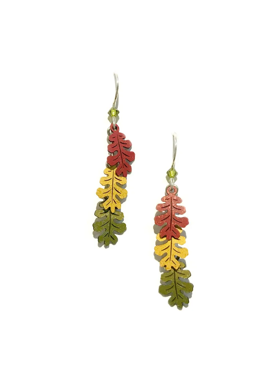 Autumn Oak Leaf Dangles by Sienna Sky