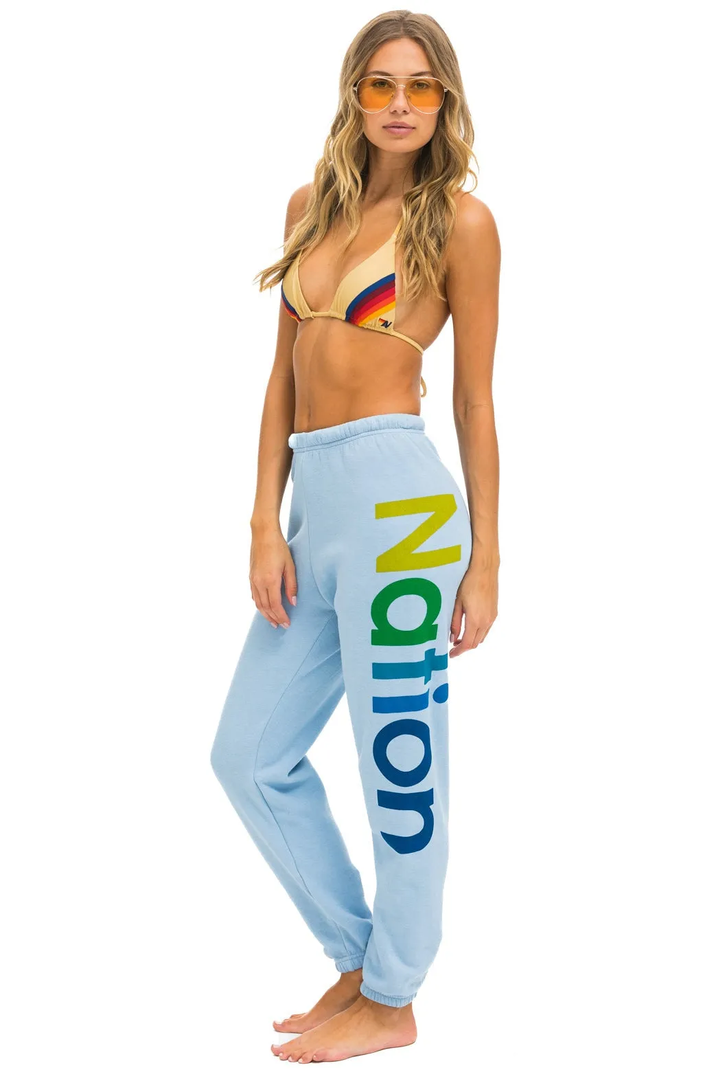 AVIATOR NATION 2 SWEATPANTS - ICE