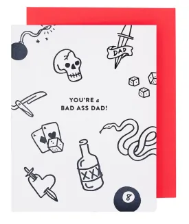 Bad Ass Dad Card