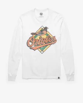 BALTIMORE ORIOLES COOPERSTOWN PREMIER '47 FRANKLIN LONG SLEEVE TEE