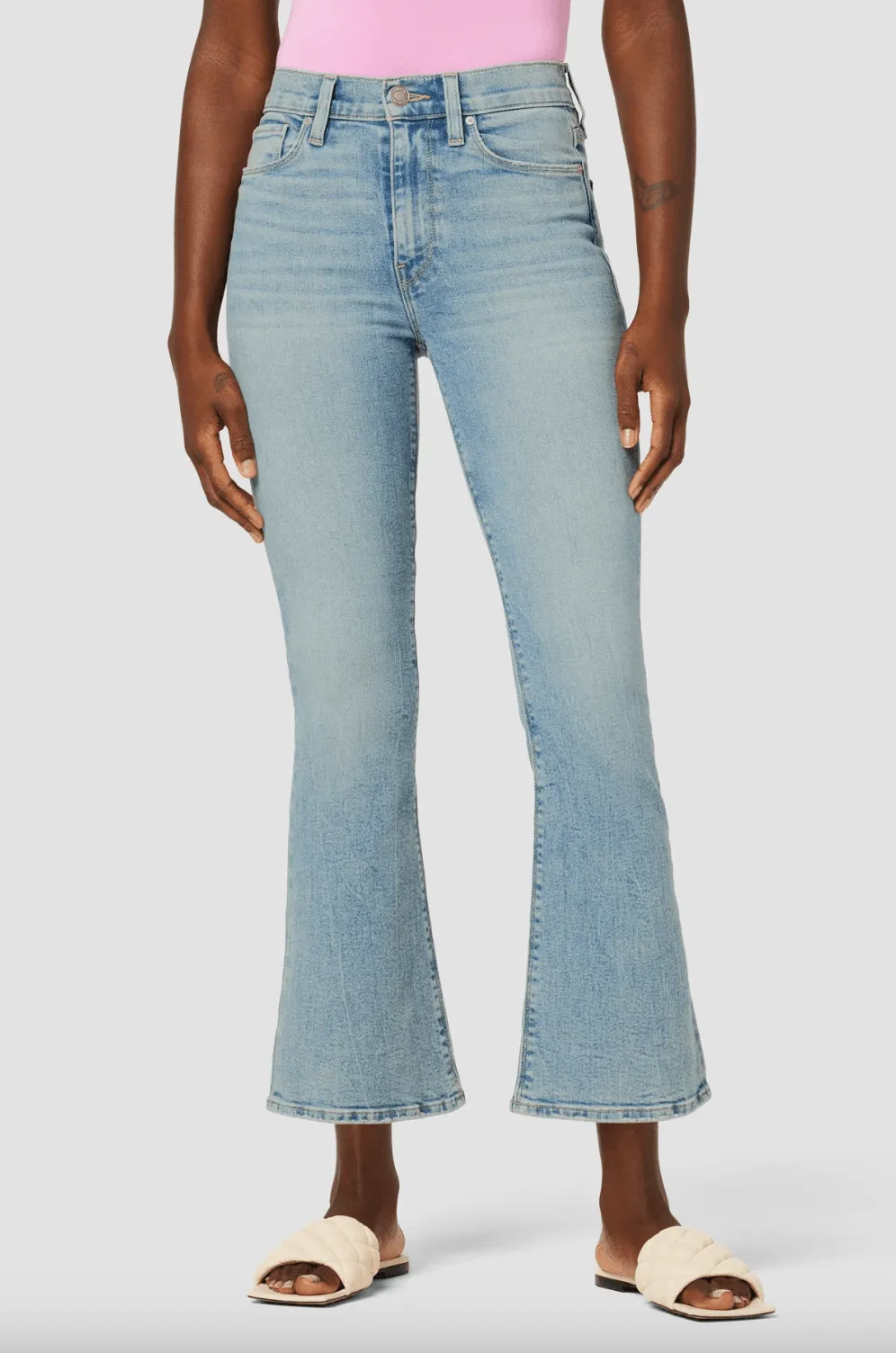 Barbara High Rise Crop Jeans by Hudson