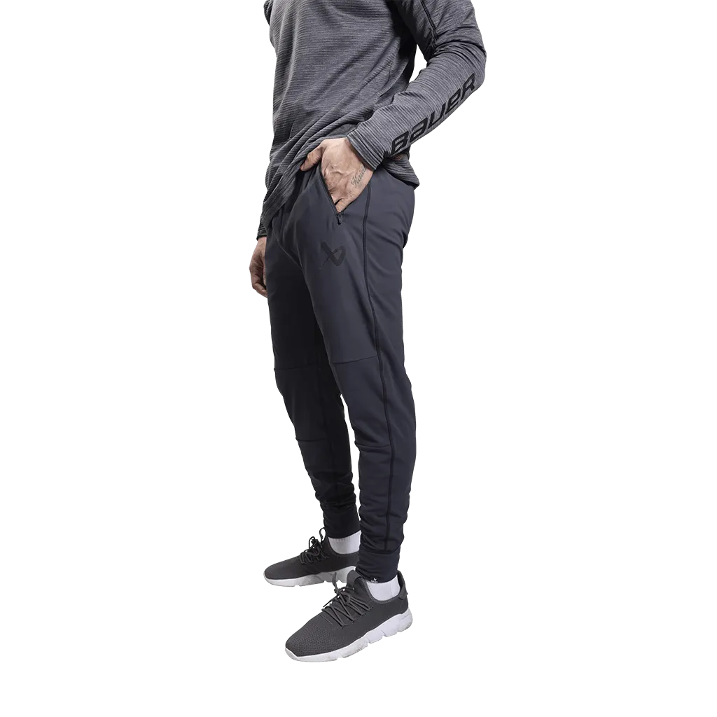 Bauer FLC Warmth Mens Hybrid Jogger Pants - Black