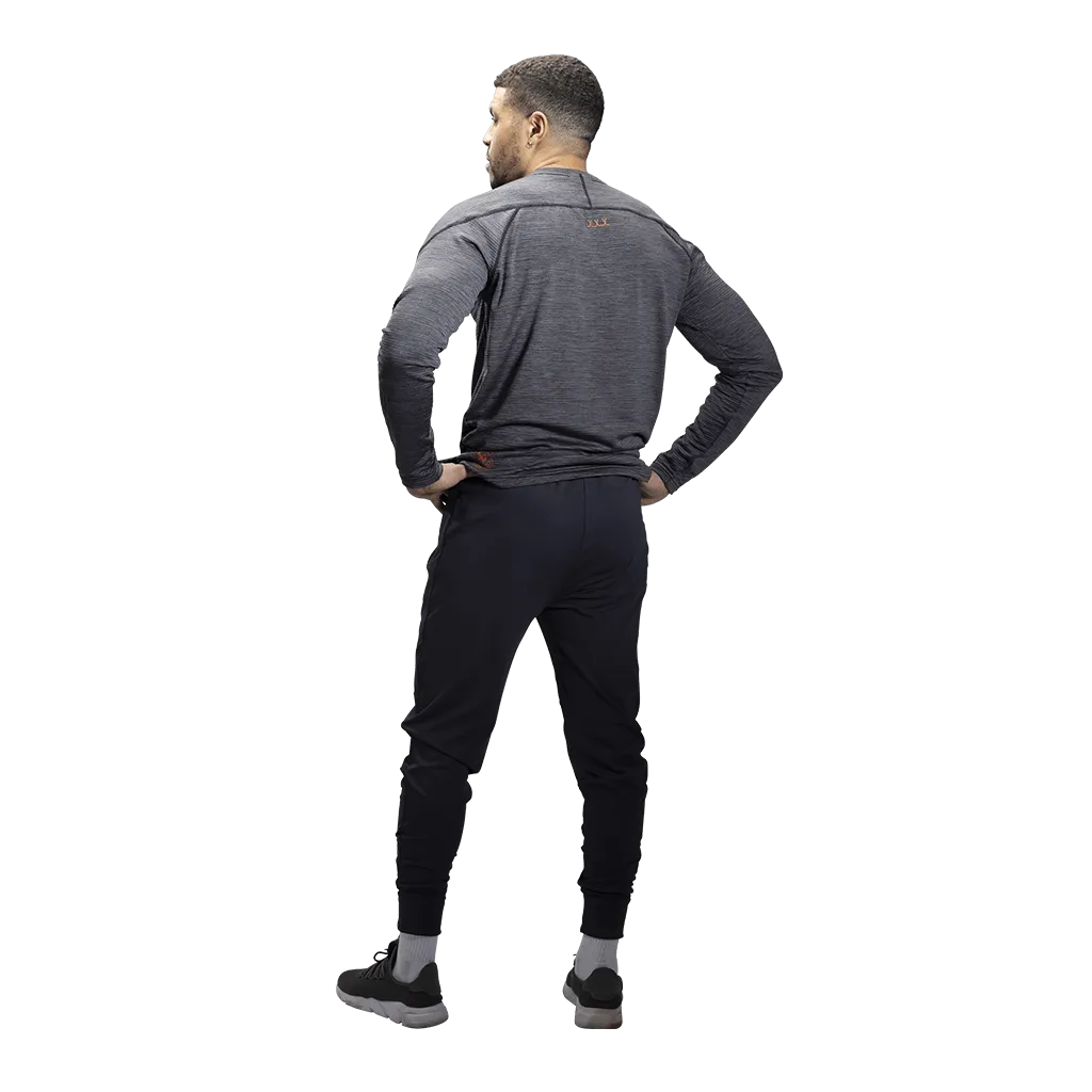 Bauer FLC Warmth Mens Hybrid Jogger Pants - Black