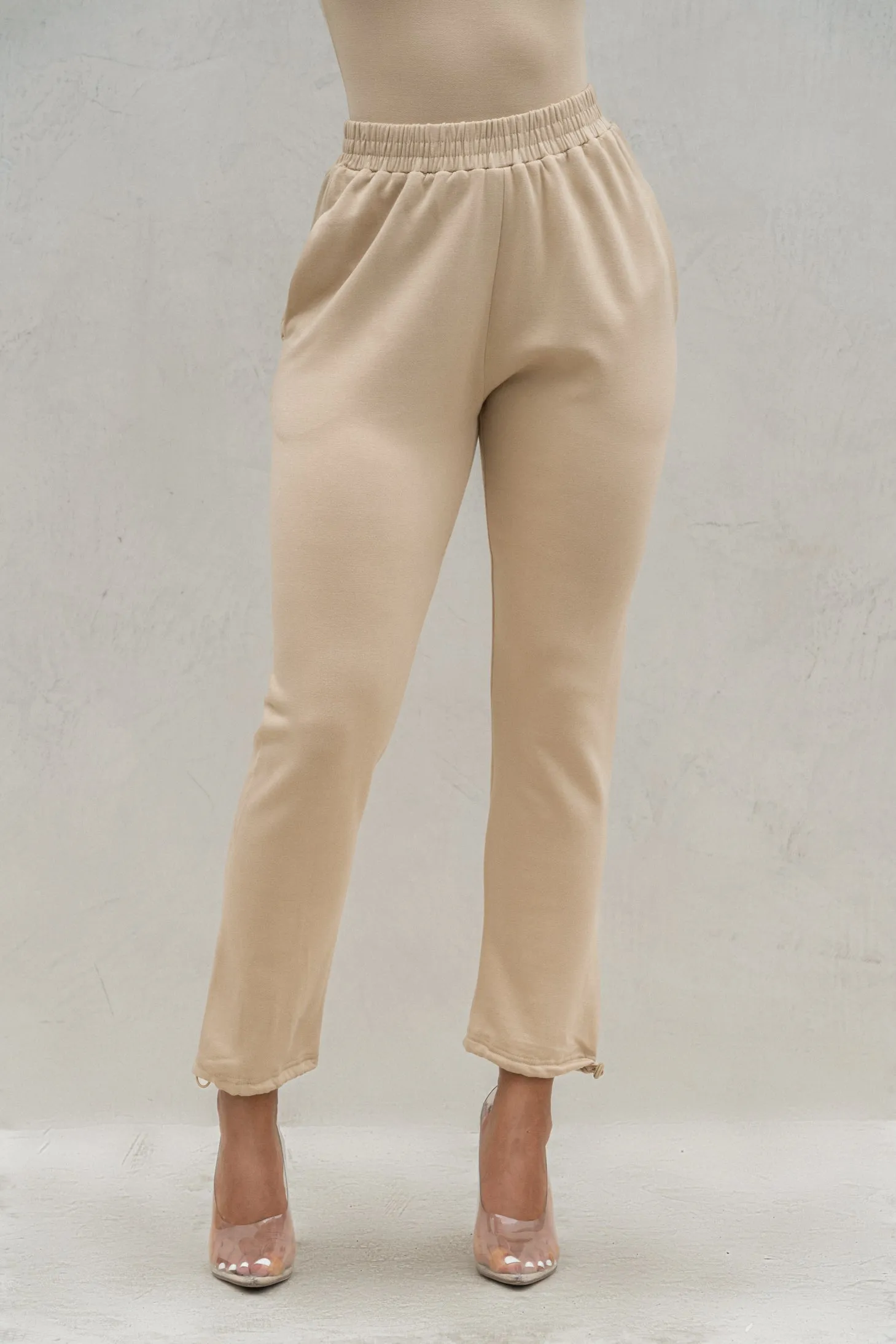 Beige No Limits Joggers