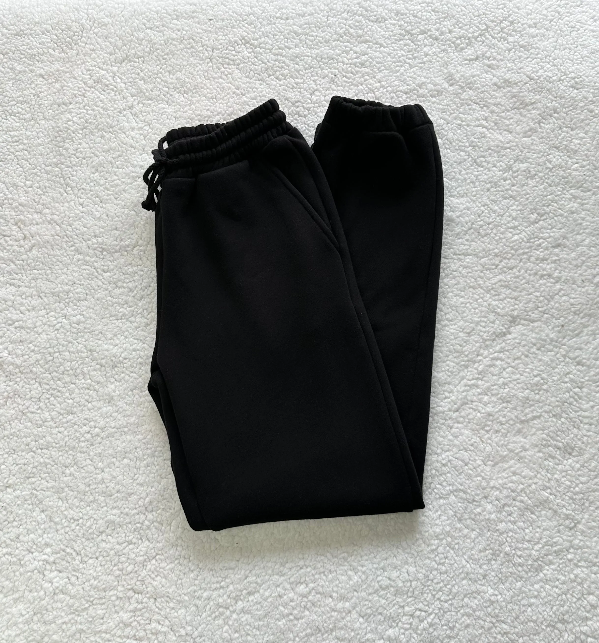 Black Sunkissedcoconut Blank Jogger Sweatpants