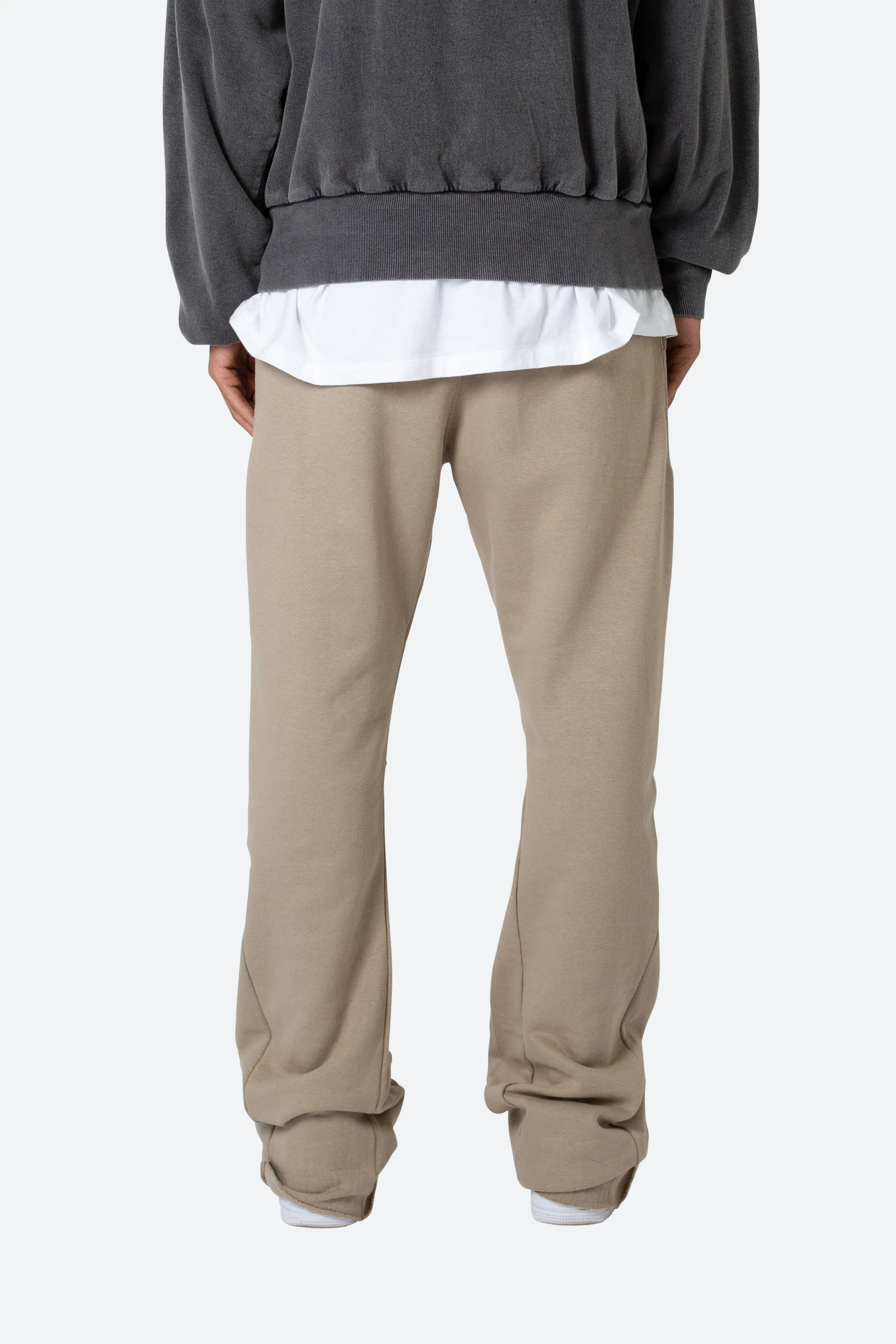 Comfortable Earth-Tone Bootcut Sweatpants