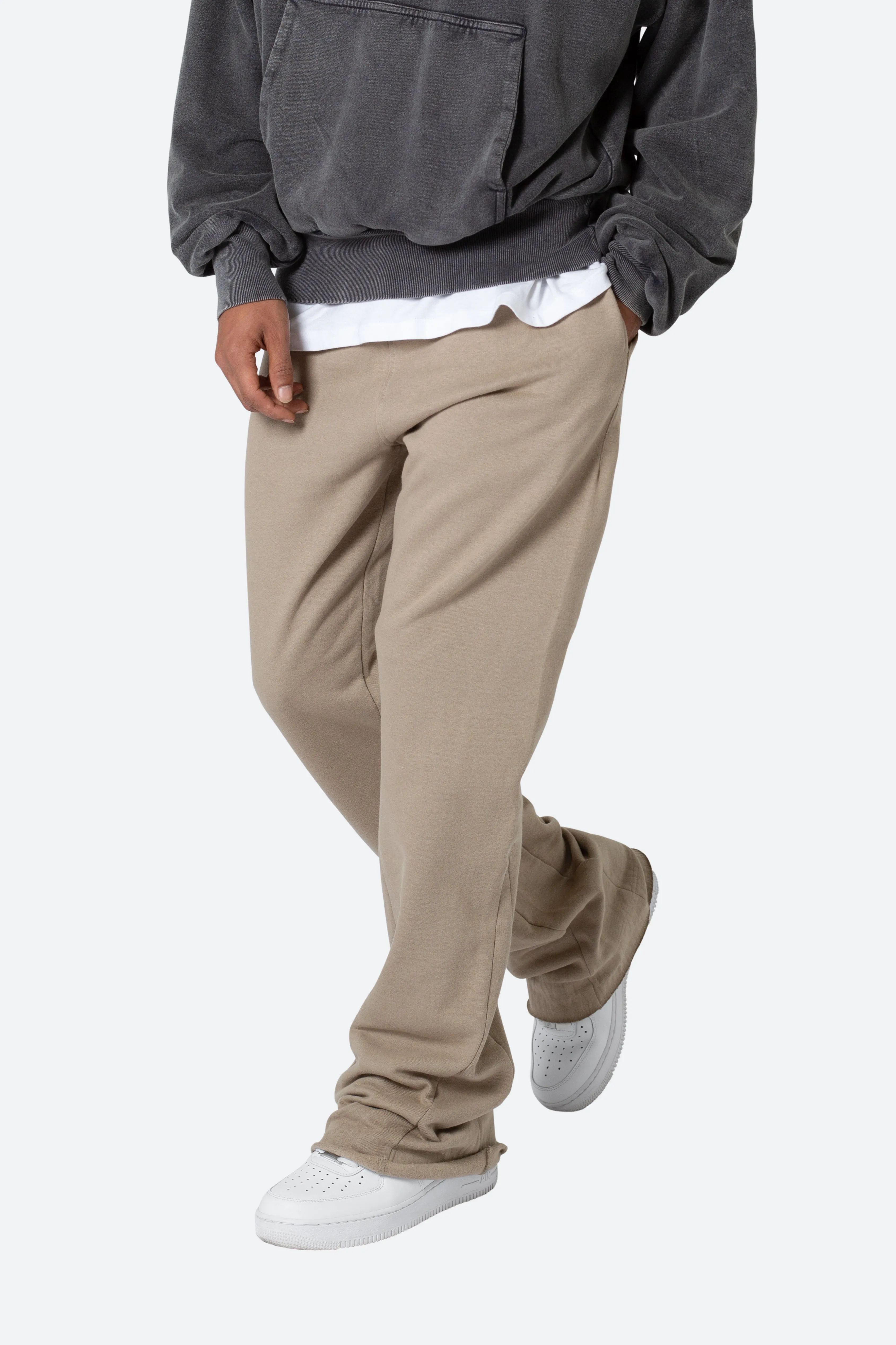 Comfortable Earth-Tone Bootcut Sweatpants