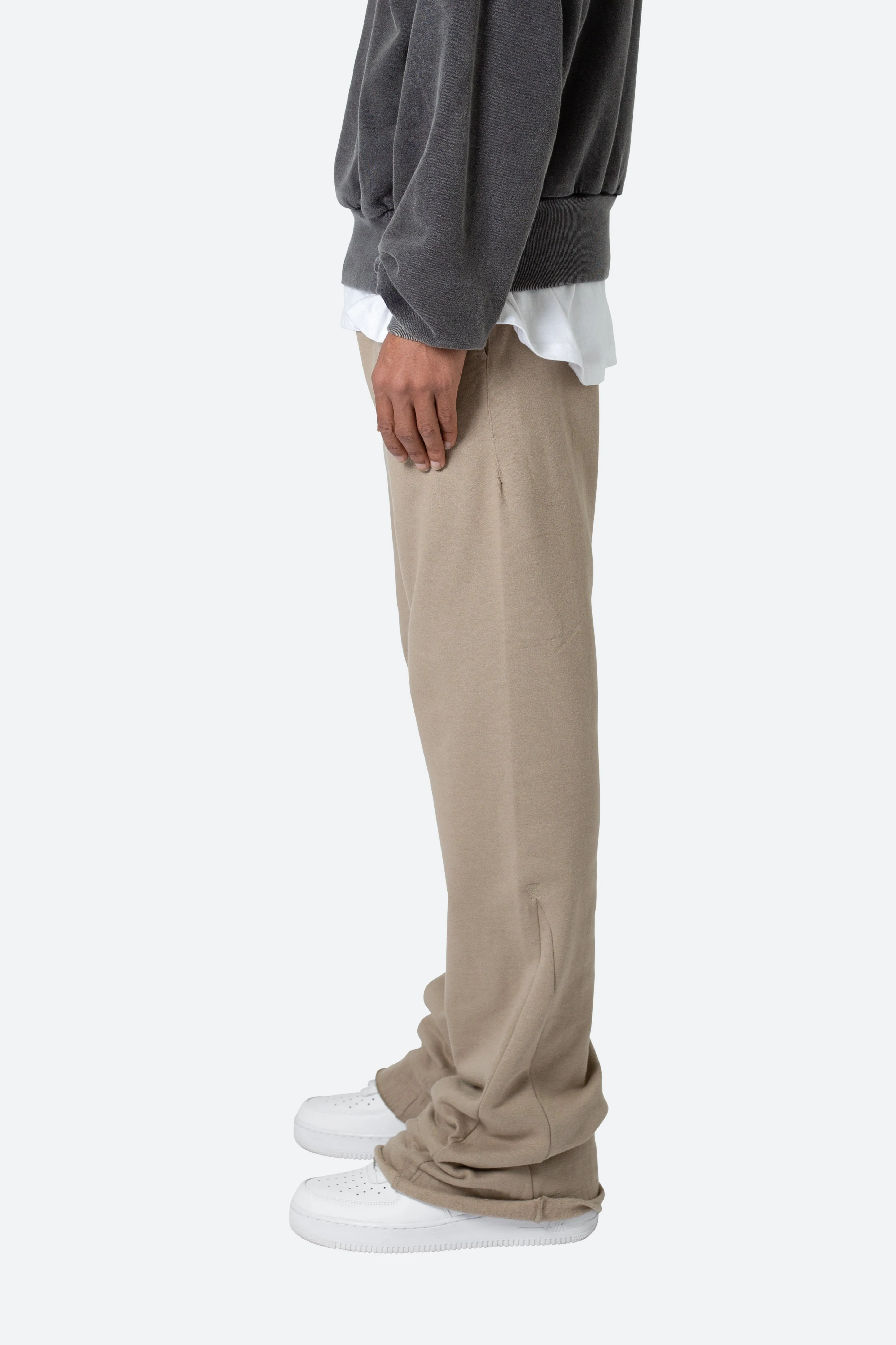 Comfortable Earth-Tone Bootcut Sweatpants