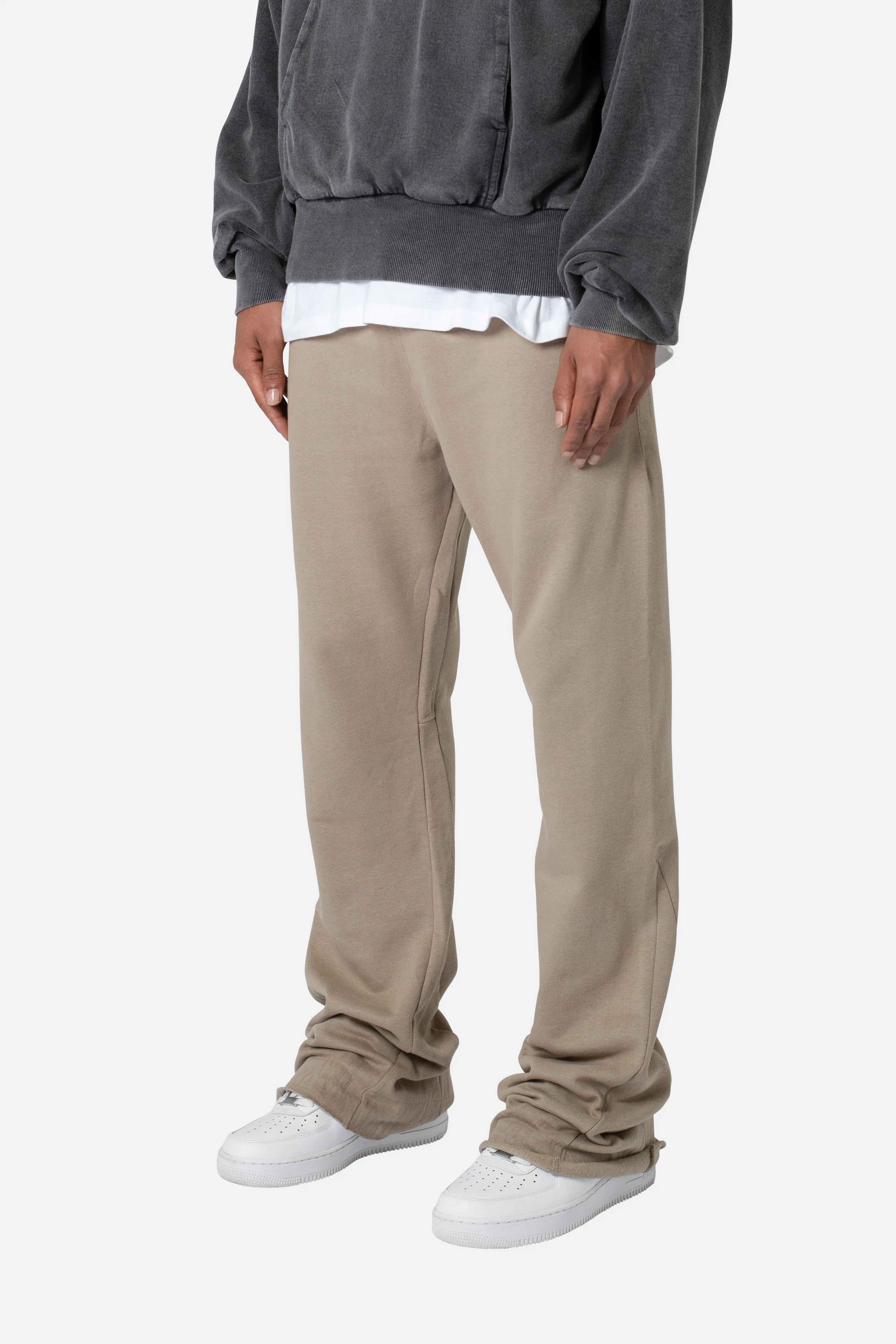 Comfortable Earth-Tone Bootcut Sweatpants