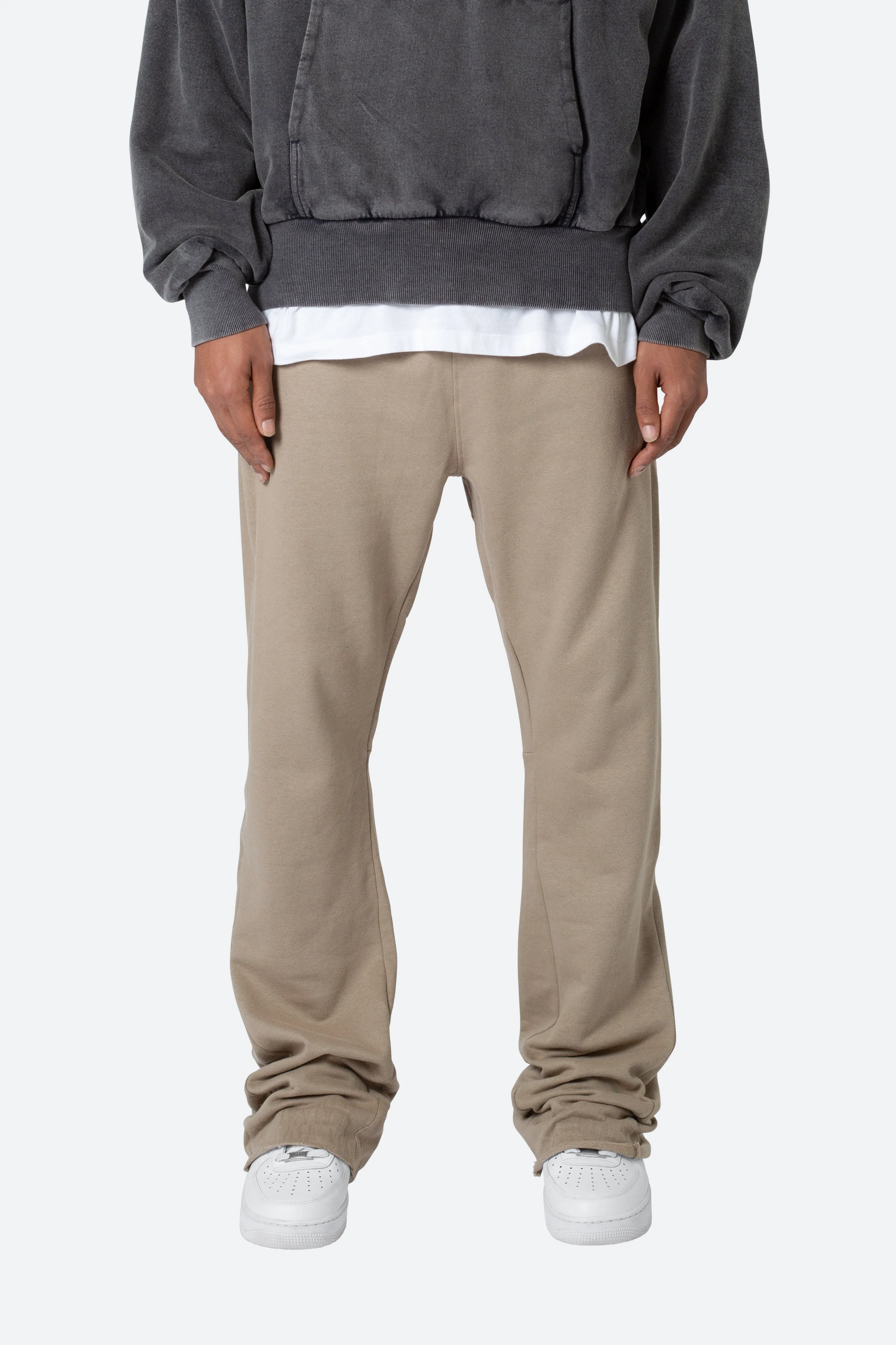 Comfortable Earth-Tone Bootcut Sweatpants