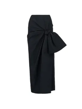 BOW DETAIL SLIM SKIRT