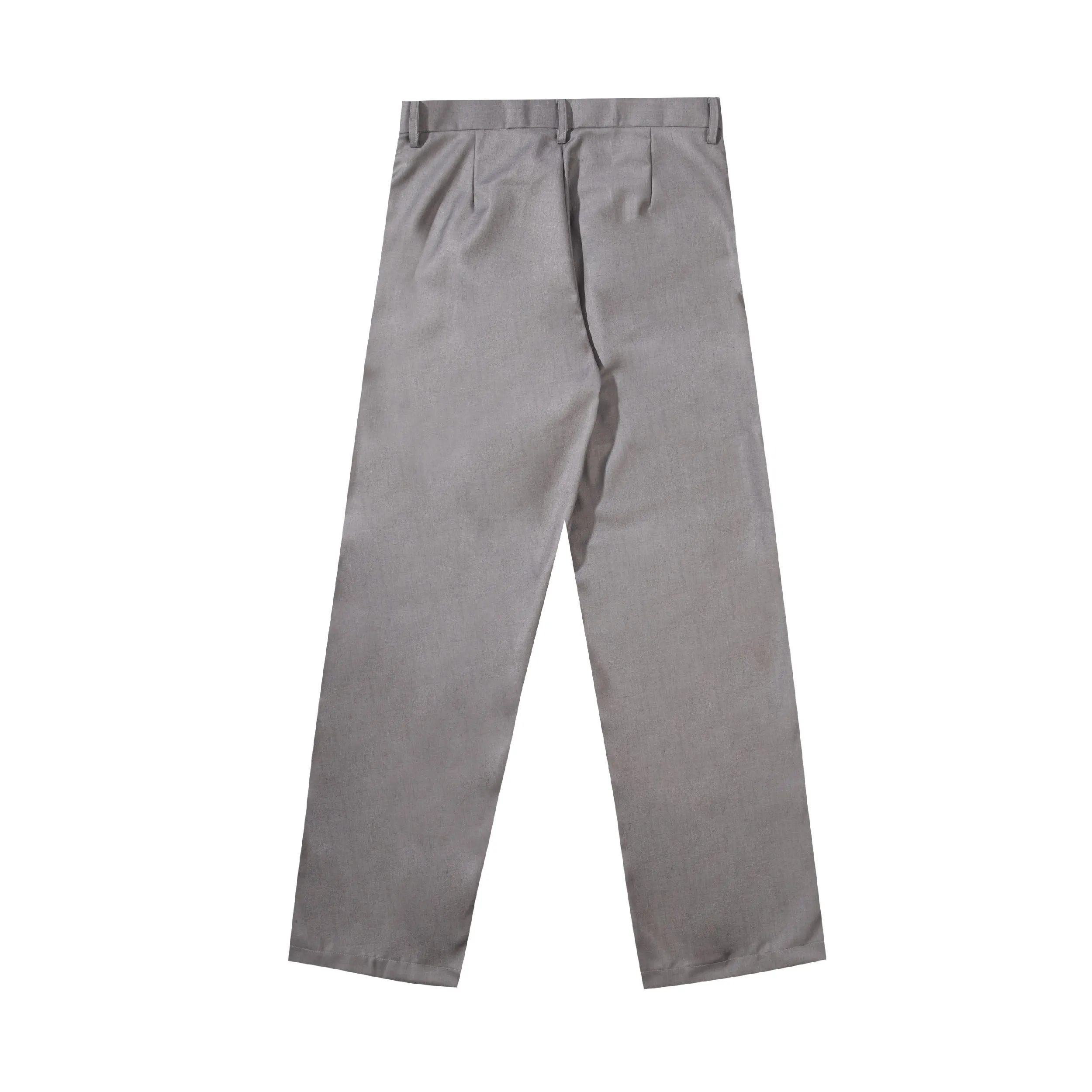 Boxy Pleated Pants - Grey