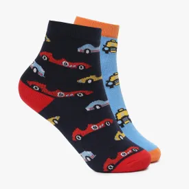 Boys Ankle Length Printed Socks